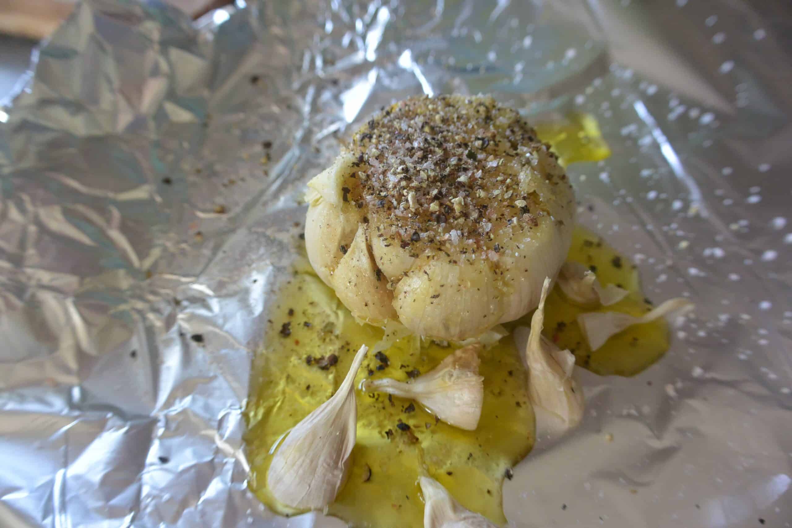 Garlic with pepper