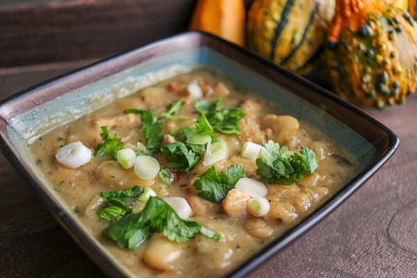 Chicken and White Bean Chili with Anaheim Peppers