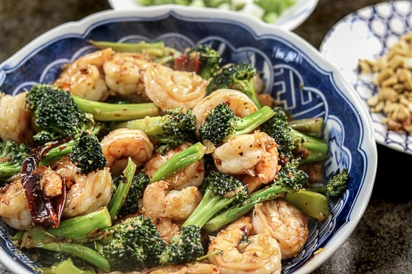 Spicy Garlic Shrimp and Broccoli Sir Fry