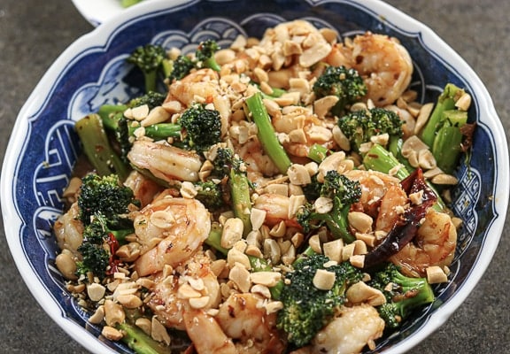 Spicy Garlic Shrimp and Broccoli Sir Fry