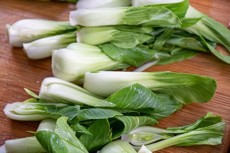 Simple Garlic Ginger Shrimp Stir Fry with Baby Bok Choy - Belly Laugh