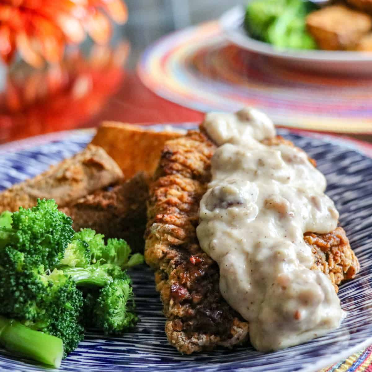 Chicken Fried Steak with Sausage Gravy Recipe