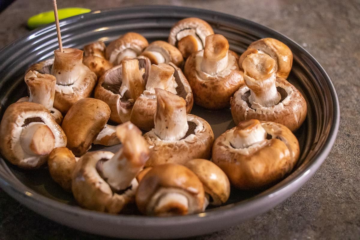 Air Fried Mushrooms