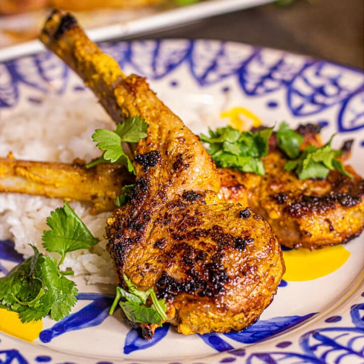 Lamb Chops with Spiced Yogurt Marinade – Clover House Gifts